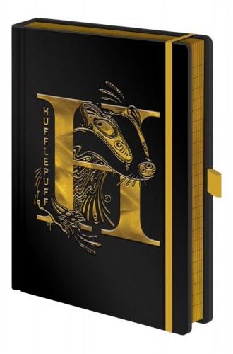 HARRY POTTER ( HUFFLEPUFF FOIL) A5 PREMIUM NOTEBOOK / Harry Potter notatnik premium A5 - Hufflepuff