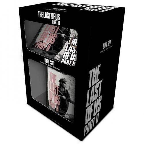 The Last of Us 2 gift set: mug, coaster, keyring / zestaw prezentowy The Last of Us 2: kubek, podkładka, brelok