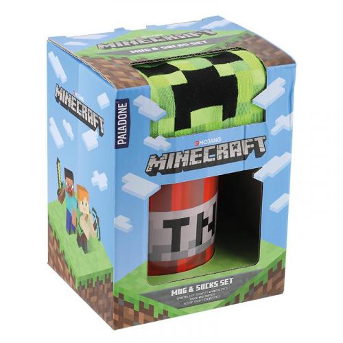 Minecraft Mug and Socks gift set / zestaw prezentowy Minecraft: kubek plus skarpetki
