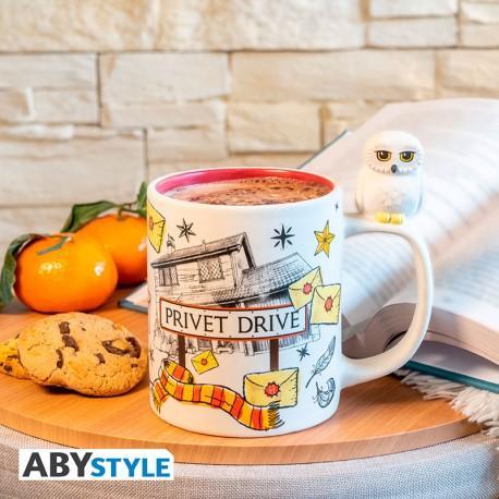 HARRY POTTER - Mug 3D handle - Hedwig & Privet Drive / kubek 3D Harry Potter - Hedwig & Privet Drive - ABS