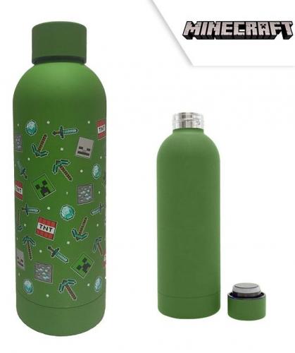 Minecraft bottle green - 500 ml / Butelka Minecraft zielona - 500 ml