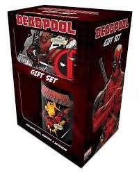 Marvel Deadpool gift set incl:mug, coaster, keychain / zestaw prezentowy Marvel Deadpool: kubek, podkladka, brelok