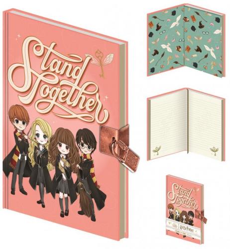 HARRY POTTER (STAND TOGETHER) A5 PREMIUM LOCKABLE NOTEBOOK / Harry Potter notatnik A5 premium (zamykany) - Stand Together