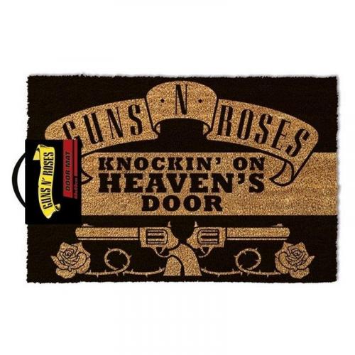 GUNS & ROSES (KNOCKIN ON HEAVENS DOOR) DOORMAT (60 x 40 cm) / wycieraczka pod drzwi Guns & Roses - Knocking on Heaves Door (60 x 40 cm)