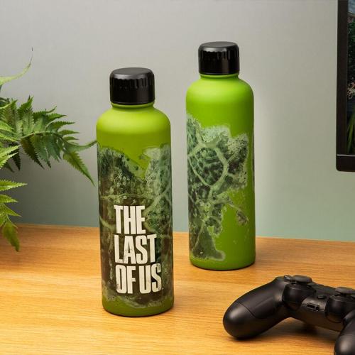 The Last Of Us Metal Water Bottle (glow in the dark - 500 ml) / butelka metalowa The Last of Us (świeci w ciemności - 500 ml)