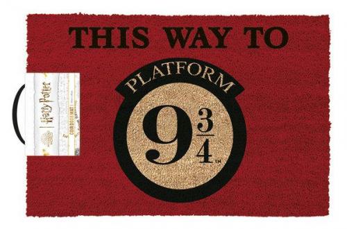 HARRY POTTER - THIS WAY TO PLATFORM 9 3/4 (60 x 40 cm) / wycieraczka pod drzwi Harry Potter - Tędy na peron 9 3/4 (60 x 40 cm)