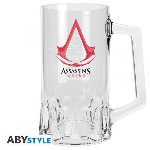 ASSASSINS CREED - glass tankard - Crest / kufel szklany Assassins Creed Herb - ABS