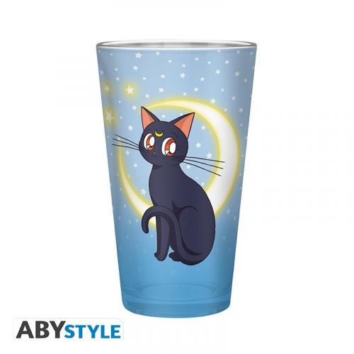 SAILOR MOON large glass (400ml) - Luna & Artemis / Sailor Moon duża szklanka (400 ml) Luna & Artemis - ABS