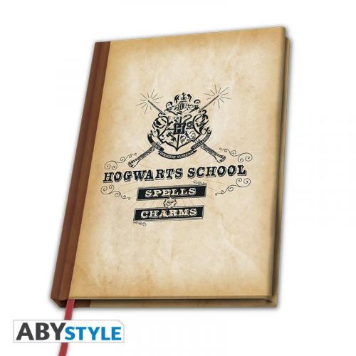 Harry Potter A5 notebook - Hogwarts school / Harry Potter notatnik A5 - Szkoła Hogwartu - ABS