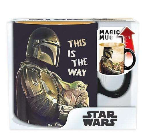 Star Wars THE MANDALORIAN mug heat change (460 ml) - Mando / Gwiezdne Wojny Mandalorian kubek termoaktywny (460 ml) Mando - ABS