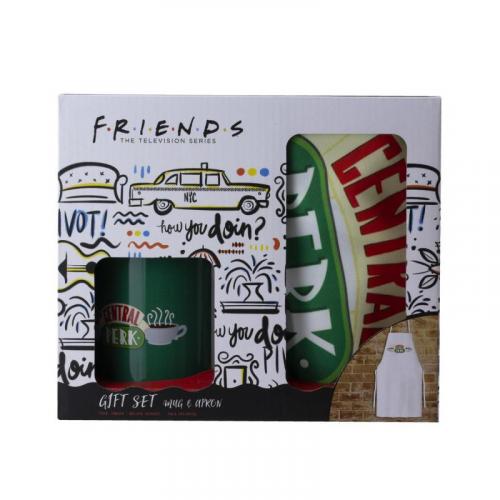 Friends Mug and Apron Gift Set / zestaw prezentowy Przyjaciele: kubek plus fartuch