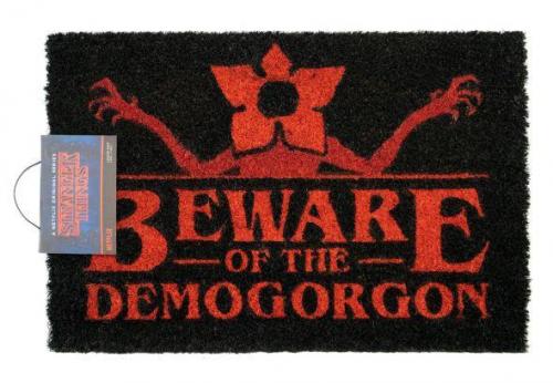 STRANGER THINGS (Beware of the Demogorgon) DOOR MAT / wycieraczka pod drzwi Stranger Things (60x40 cm)