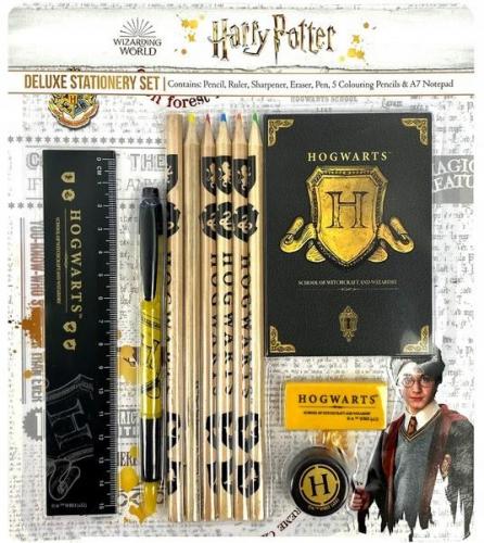 HARRY POTTER DELUXE STATIONERY SET - HOGWARTS SHIELD (11 elements) / zestaw szkolny Harry Potter - Hogwart (11 elementów)