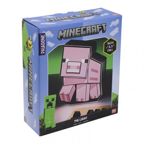 Minecraft Pig Box Light (high: 16 cm) / lampka Minecraft świnka (wysokość: 16 cm)