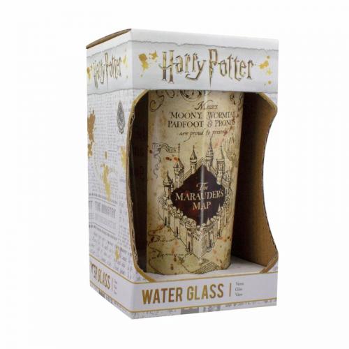 Harry Potter Marauders Map Water Glass / szklanka Harry Potter Mapa Huncwotów