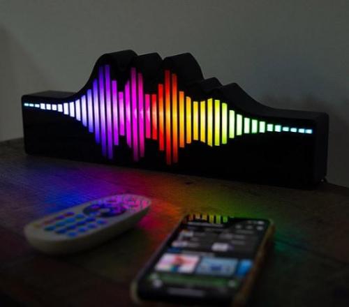 Sound Wave Logo Light / Lampka Logo - fala dźwiękowa