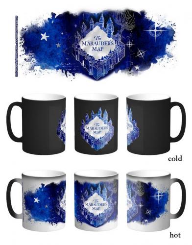 Harry Potter heat change mug - Marauders map / Harry Potter kubek termoaktywny - Mapa Huncwotów