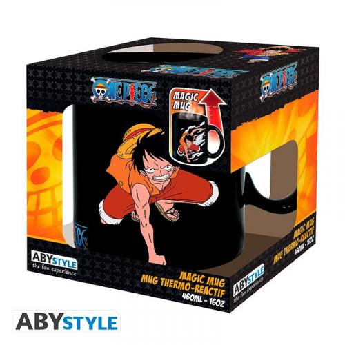 ONE PIECE Mug Heat Change (460 ml) Luffy & Ace / kubek termoaktywny One Piece (460 ml) Luffy i Ace - ABS