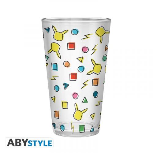 POKEMON Large Glass (400ml) - Pikachu / Duża szklanka Pokemon - Pikachu (400 ml) - ABS