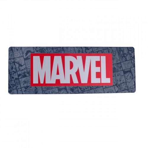Marvel Logo desk mat - mousepad (80 x 30 cm) / mata na biurko - podkładka pod myszkę - Marvel Logo