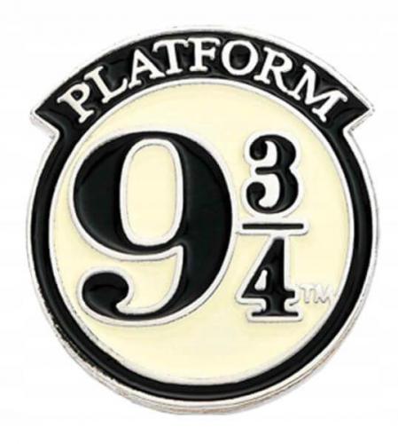 Harry Potter platform 9 3/4 Pin Badge / Przypinka Harry Potter - peron 9 3/4