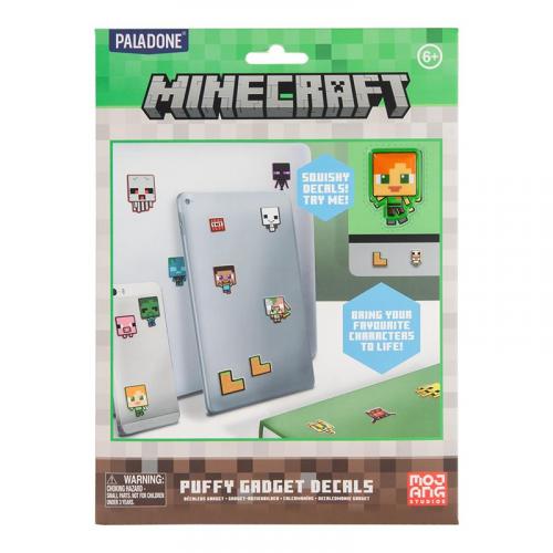 Minecraft Puffy Gadget Decals (60 pcs) / naklejki dekoracyjne Minecraft (60 szt)
