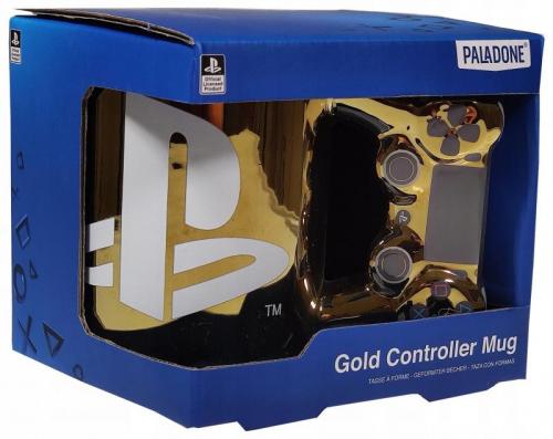 Playstation Dualshock PS4 3D Controller Mug (gold) / kubek 3D Playstation Dualshock 4 (złoty)