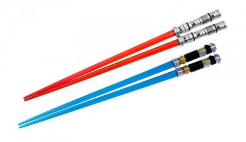 Star Wars Chopstick Darth Maul & Obi-Wan Kenobi Lightsaber Chopstick Battle 2-Set / Zestaw pałeczek Gwiezdne Wojny - miecze świetlne Darth Maul & Obi-Wan (2 zestawy)