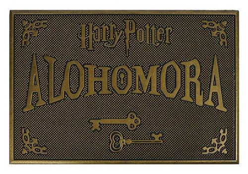 HARRY POTTER (ALOHOMORA) RUBBER MAT / wycieraczka gumowa pod drzwi Harry Potter (alohomora) (60x40 cm)