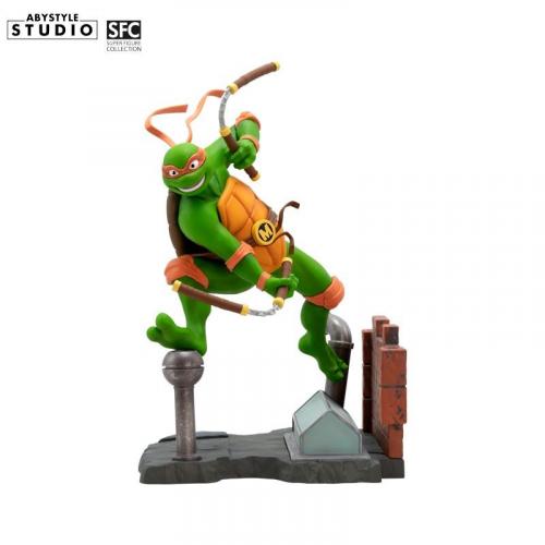 TMNT Figurine - Michelangelo 1:10 (high: 21 cm) / Figurka TMNT - Michelangelo 1:10 (wysokość: 21 cm) - ABS