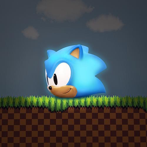 SONIC The Hedgehog Mood Light - head / lampka Sonic The Hedgehog - głowa
