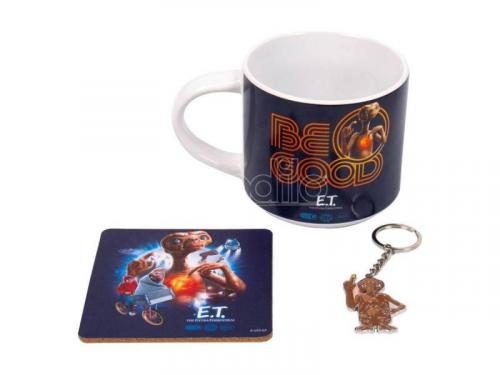 E.T. mug, coaster & keyring gift set / zestaw prezentowy E.T. kubek, podkładka, brelok