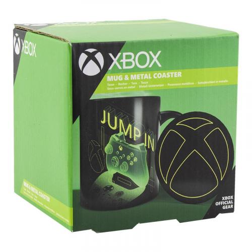 Xbox Mug and Metal Coaster gift set / zestaw prezentowy Xbox: kubek plus metalowa podkładka