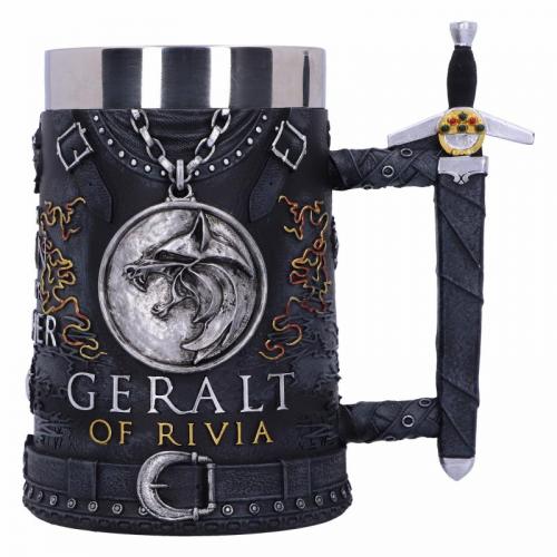 The Witcher Geralt of Rivia Tankard (high: 15,5 cm) / Kufel kolekcjonerski Wiedźmin - Geralt z Rivii (wysokość: 15,5 cm)