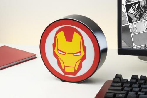 Marvel Iron Man Box Light (diameter: 16 cm) / lampka Marvel Iron Man (średnica: 16 cm)