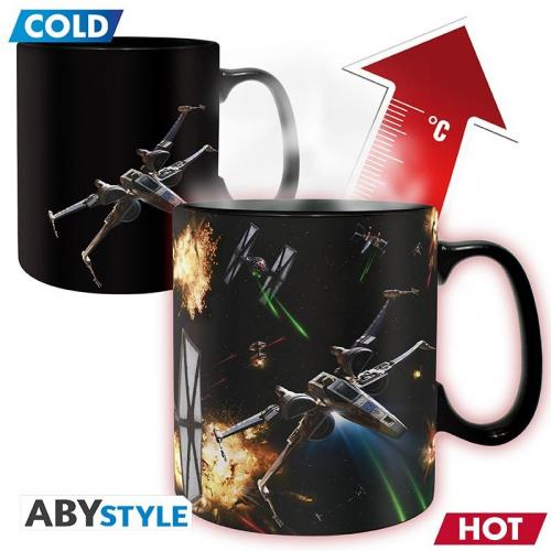 STAR WARS Mug Heat Change (460 ml) - Space Battle / kubek termoaktywny Gwiezdne Wojny - kosmiczna bitwa - ABS