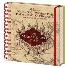 HARRY POTTER (THE MARAUDERS MAP) A5 NOTEBOOK / notatnik A5 Harry Potter - Mapa Huncwotów