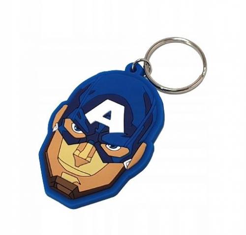 Marvel rubber keychain Captain America / brelok gumowy Marvel - Kapitan Ameryka