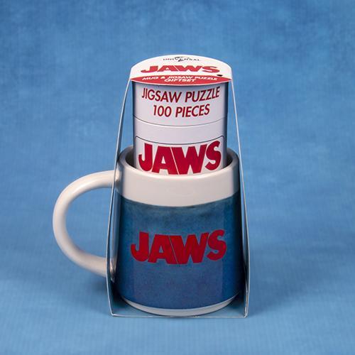 Jaws shaped mug & puzzle gift set / zestaw prezentowy Szczęki kubek plus puzzle (100 elem)