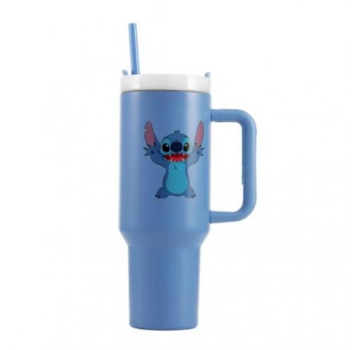 Disney Stitch (waving Stitch) travel cup with straw (1180 ml) / Disney Stitch kubek podróżny ze słomką (1180 ml)