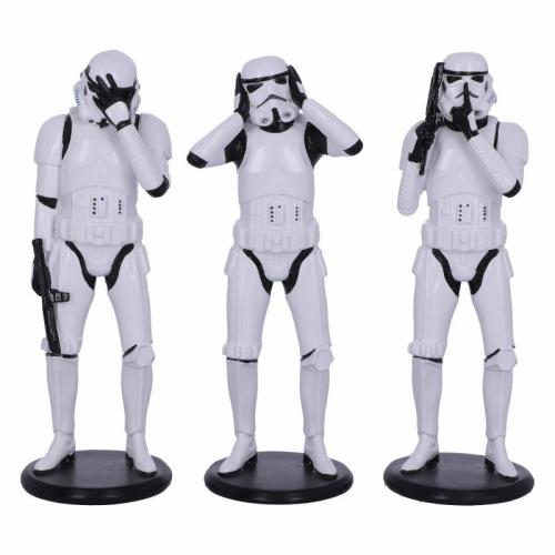 Star Wars Stormtrooper Three Wise (high: 14cm) / Zestaw 3 figurek Gwiezdne Wojny Szturmowiec - trzy mądrale