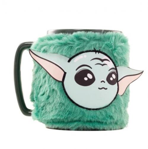 STAR WARS THE MANDALORIAN FUZZY MUG - GROGU / Gwiezdne Wojny Mandalorian kubek z futerkiem - Grogu