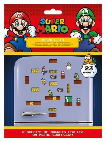 Nintendo SUPER MARIO MAGNET SET (23 pcs) / zestaw magnesów Nintendo Super Mario (23 szt)