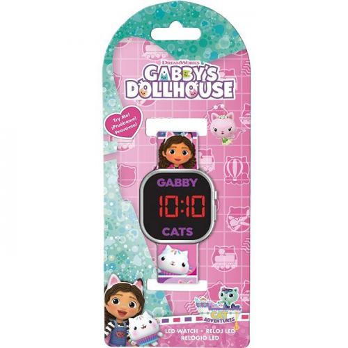 Gabby's Dollhouse led watch / Zegarek cyfrowy Koci Domek Gabi