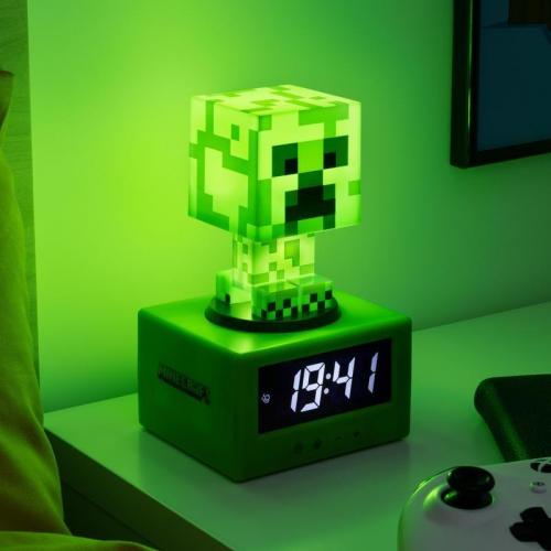 Minecraft Creeper Icon Alarm Clock (high: 16 cm) / alarm Minecraft Creeper (wysokość: 16 cm)