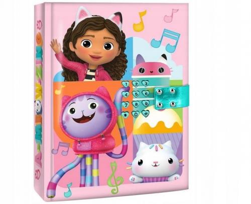 Gabbys Dollhouse secret diary with sound (code lock) / Koci domek Gabi pamiętnik z dźwiękiem (zamek szyfrowy)