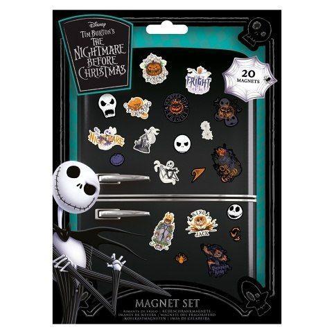 THE NIGHTMARE BEFORE CHRISTMAS (COLOURFUL SHADOWS) MAGNET SET (20 pcs) / Zestaw magnesów - Miasteczko Halloween (20 sz)