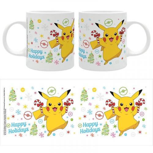POKEMON Mug - Pikachu Christmas / kubek Pokemon - Pikachu - Wesłoych Świąt - ABS