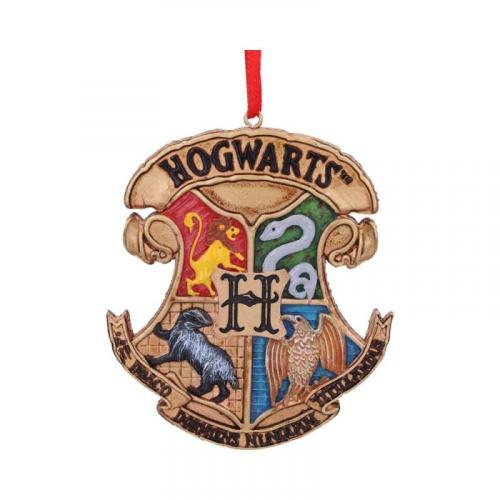 Harry Potter Hogwarts Crest Hanging Ornament (8 cm) / wisząca ozdoba Harry Potter - Herb Hogwartu (8 cm)