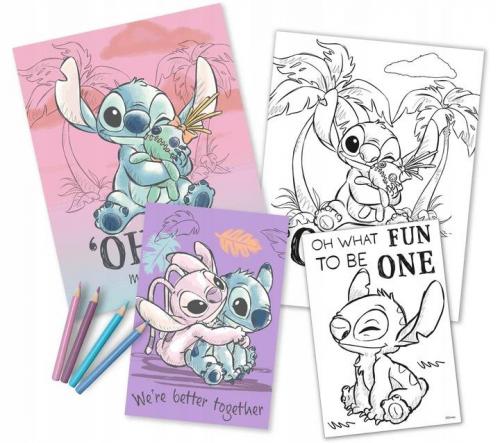 Disney Stitch coloring set / Disney Stitch zestaw do kolorowania